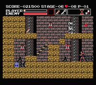 une photo d'Ã©cran de Vampire Killer sur MSX